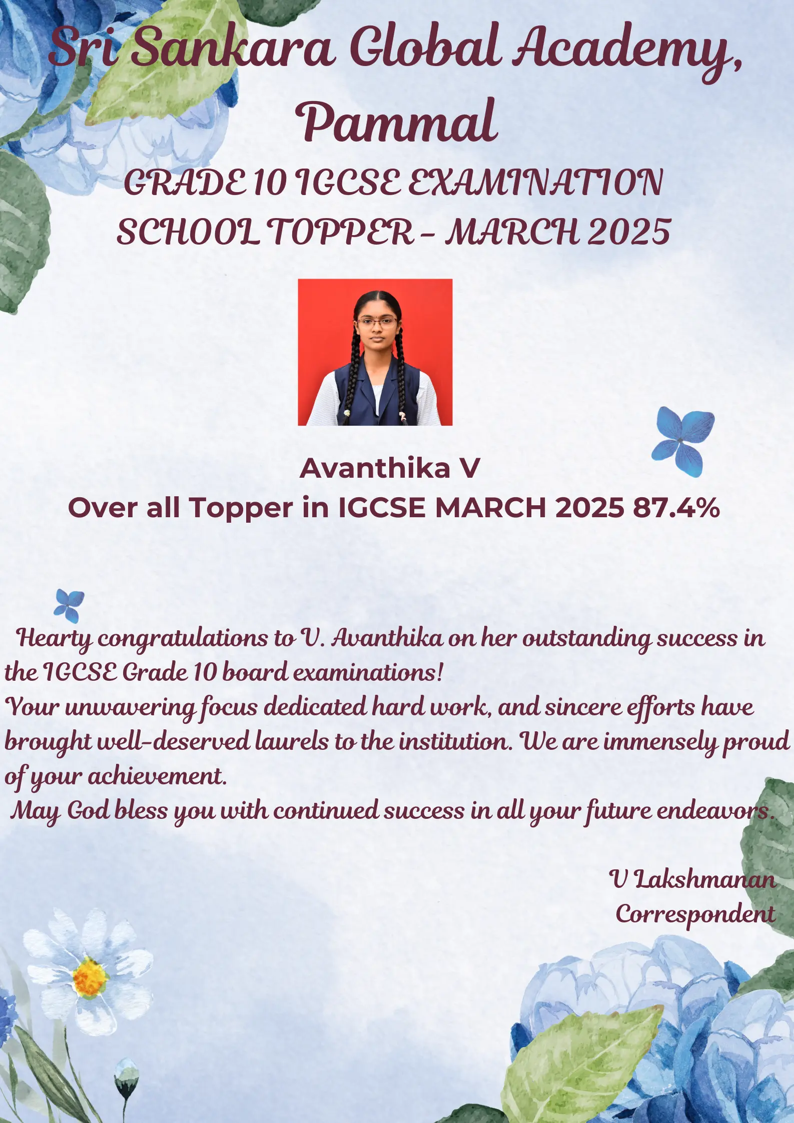 igcse topper
